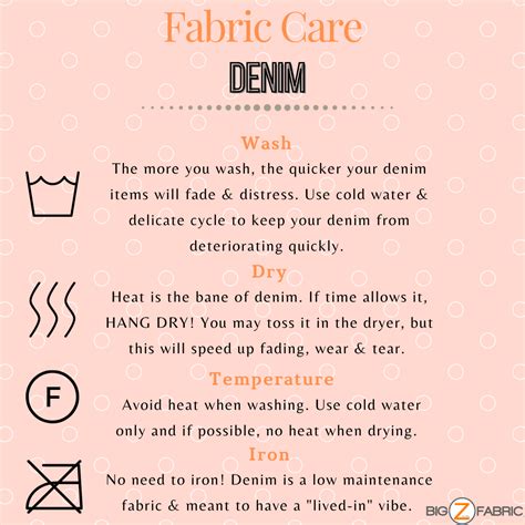 metallic stretch denim fabric care|denim fabric care instructions.